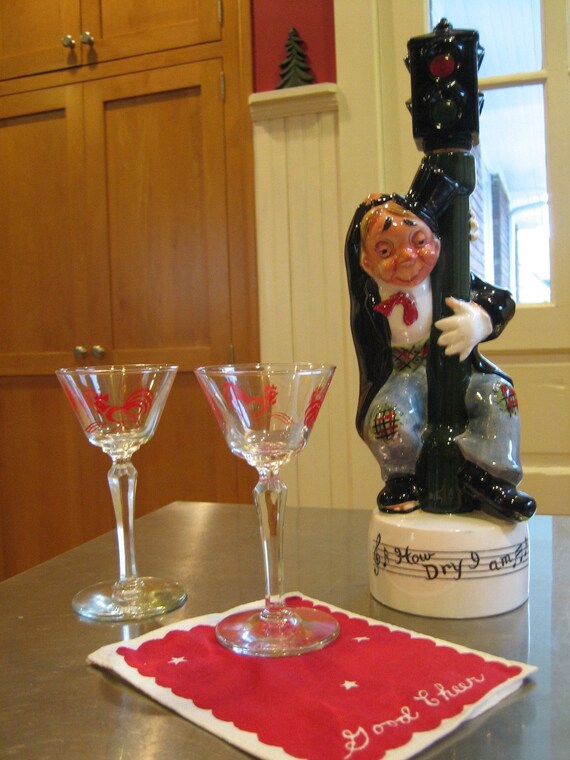 How Dry I Am Whiskey Decanter Music Box by SwanVintageFinds