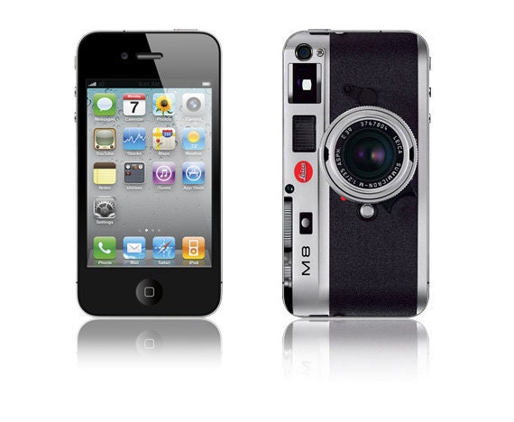 Leica M8 Camera Skin for iPhone 4 and 4S