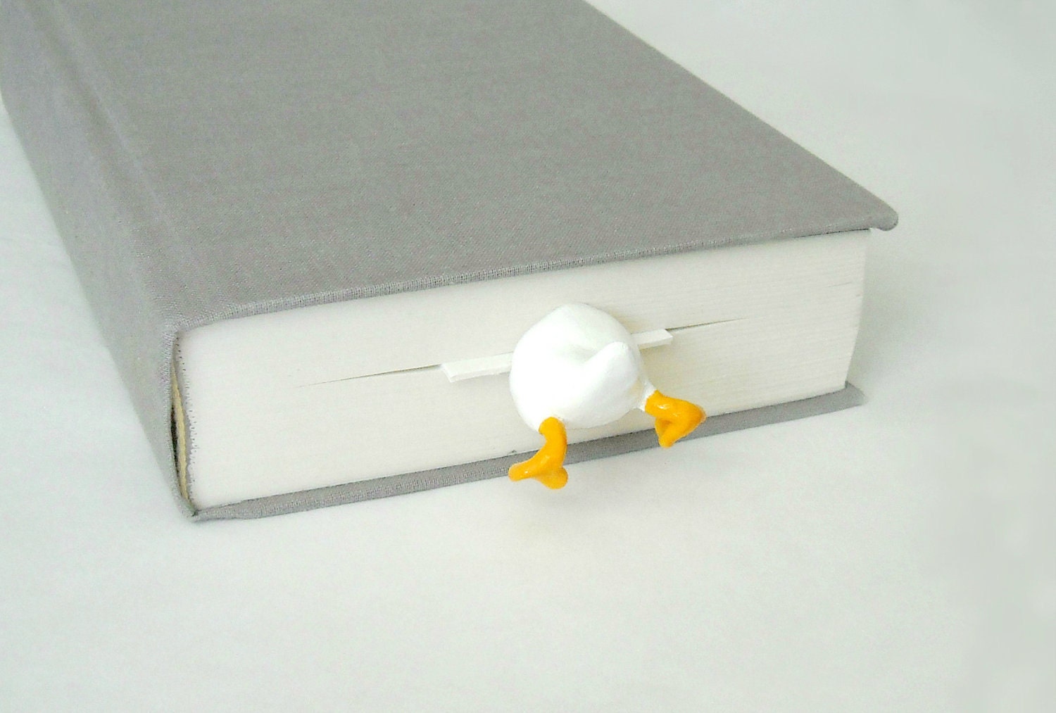 Duck in the Book - Unique Art Bookmark