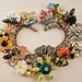 Bugs Life Repurposed Vintage Jewelry Charm Bracelet One of a kind