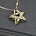 Star Necklace Gold, Rhinestone Necklace Gold, Rhinestone Star Necklace, Everyday Jewelry, Mothers Jewelry