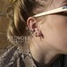Ankh Silver Ear Cuff