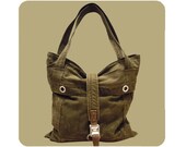 The Furlough Bag - Recycled Army Canvas Tote