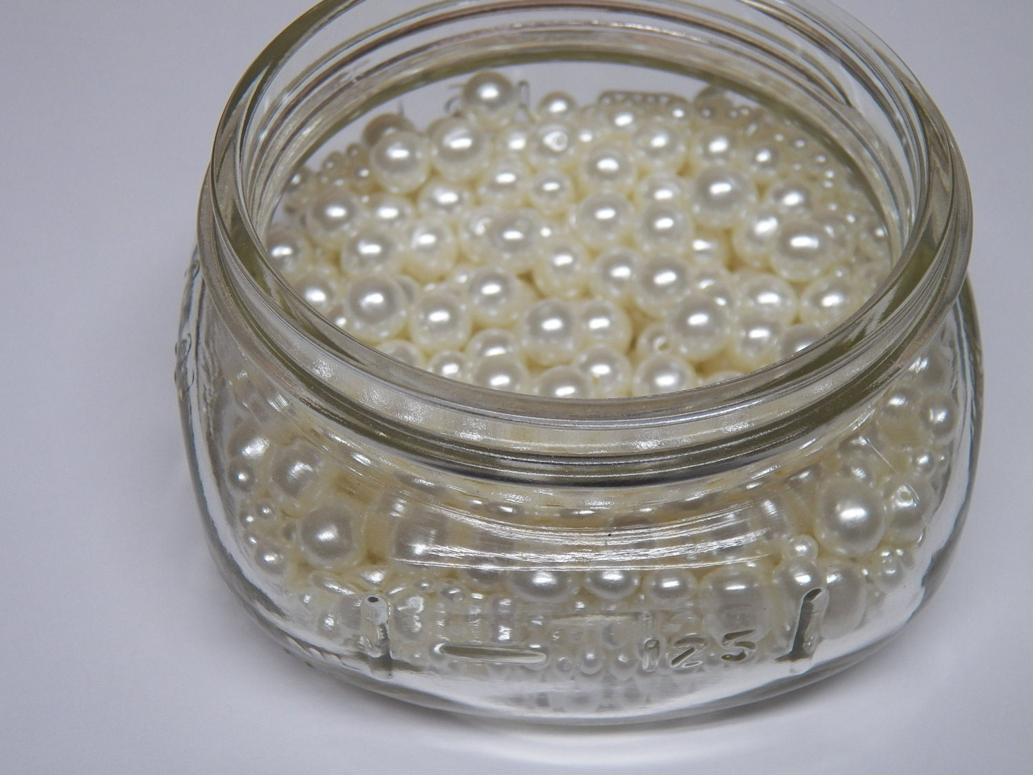 Add Ivory Pearls to Paper Flowers