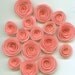 Baby Pastel Pink Spiral Paper Flowers