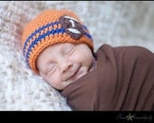 LI'L SPORT - Football (American Style) Sports Team Inspired Beanie Hats for Newborns/Toddlers/Children