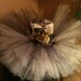 Flower Girl Leopard Handmade Tutu Dress