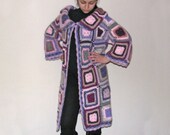 Women  Outerwear Sweaters & Cardigans Long Colorfull Crocheted Sweater Cardigan plus size