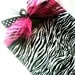 Pink and Zebra Clipboard