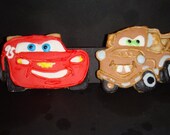 1 DZ Lightning McQueen Mater Sugar Cookies