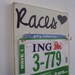 A Race Bibs Holder that adds Style to your running Bibs