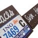 triathlon: swim bike run  Display your triathlon bibs and medals