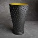 Dangerously Spiky Vase with Yellow Inside by Symmetrical Pottery