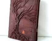 11.7 x 8.3 Tree of Life Vintage Natural Handmade Leather  / Journal / Diary / Notebook / Daily Planner / Book Cover / Refillabe