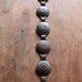 Vintage 70's ornate Boho bronze disk bracelet