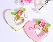 Precious Rose Heart Cookie Collection II