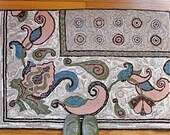 Paisley Hooked Rug