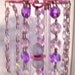 Crystal Prism Windchime - Indoor or Outdoor - Pretty in Pink Pastels
