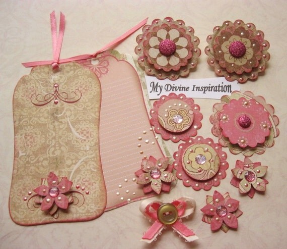 Vintage Scrapbook Paper Embellishments by mydivineinspiration Vintage Scrapbook Paper Embellishments by mydivineinspiration