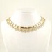 Vintage 1960s Necklace Mad Men Choker Cleopatra Gold Swirls