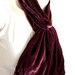 Velvet Scarf in Purple
