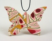 Millefiori Butterfly Ornament
