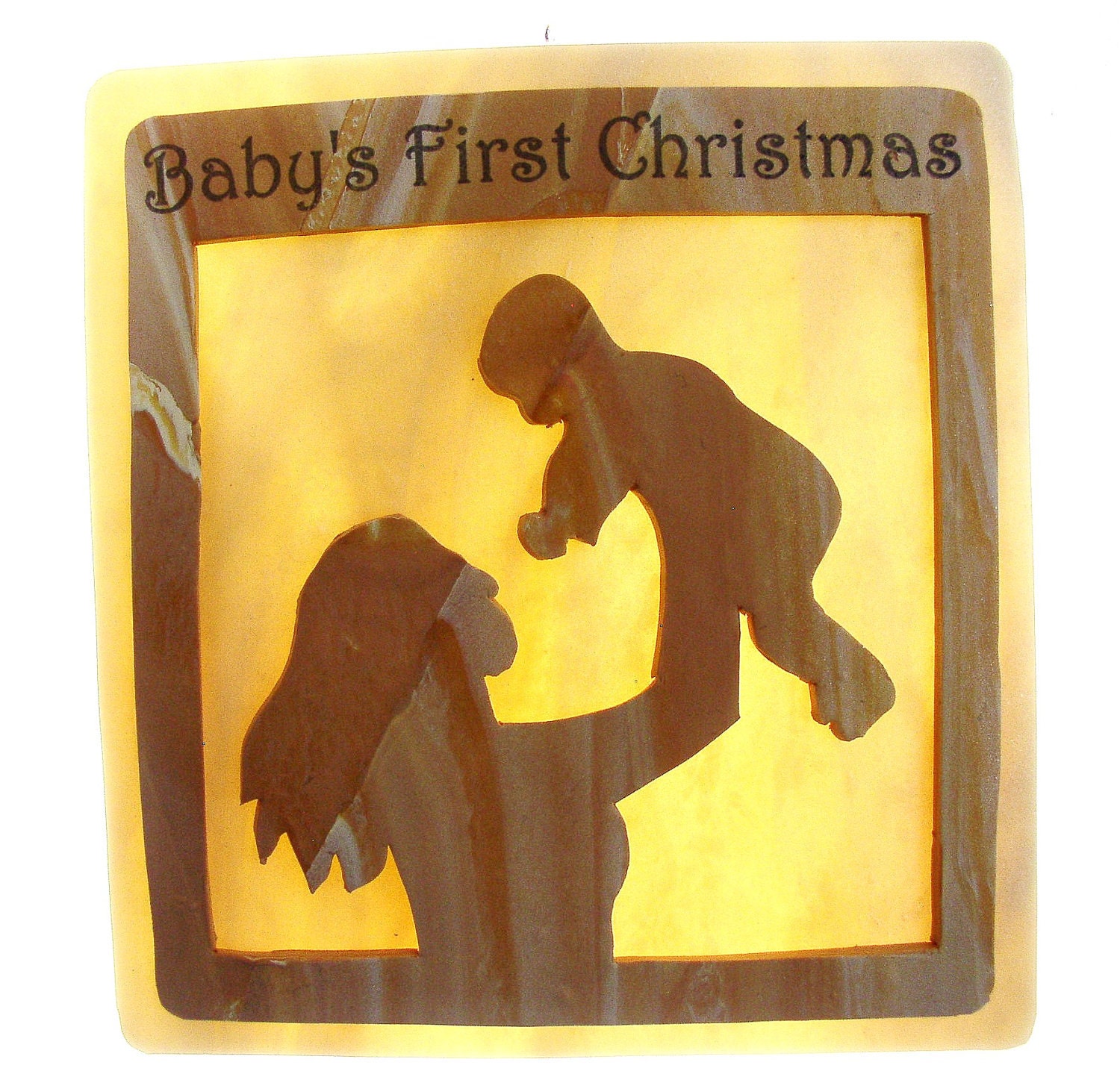 Baby's First Christmas Ornament - Silhouette