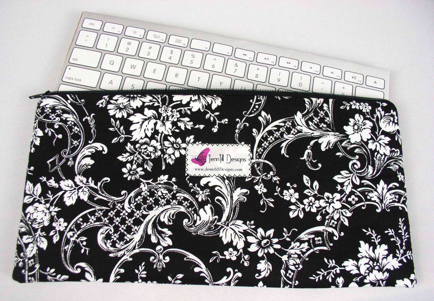 Wireless Keyboard Case - Quilted padded wireless keyboard pouch custom fit for any keyboard model