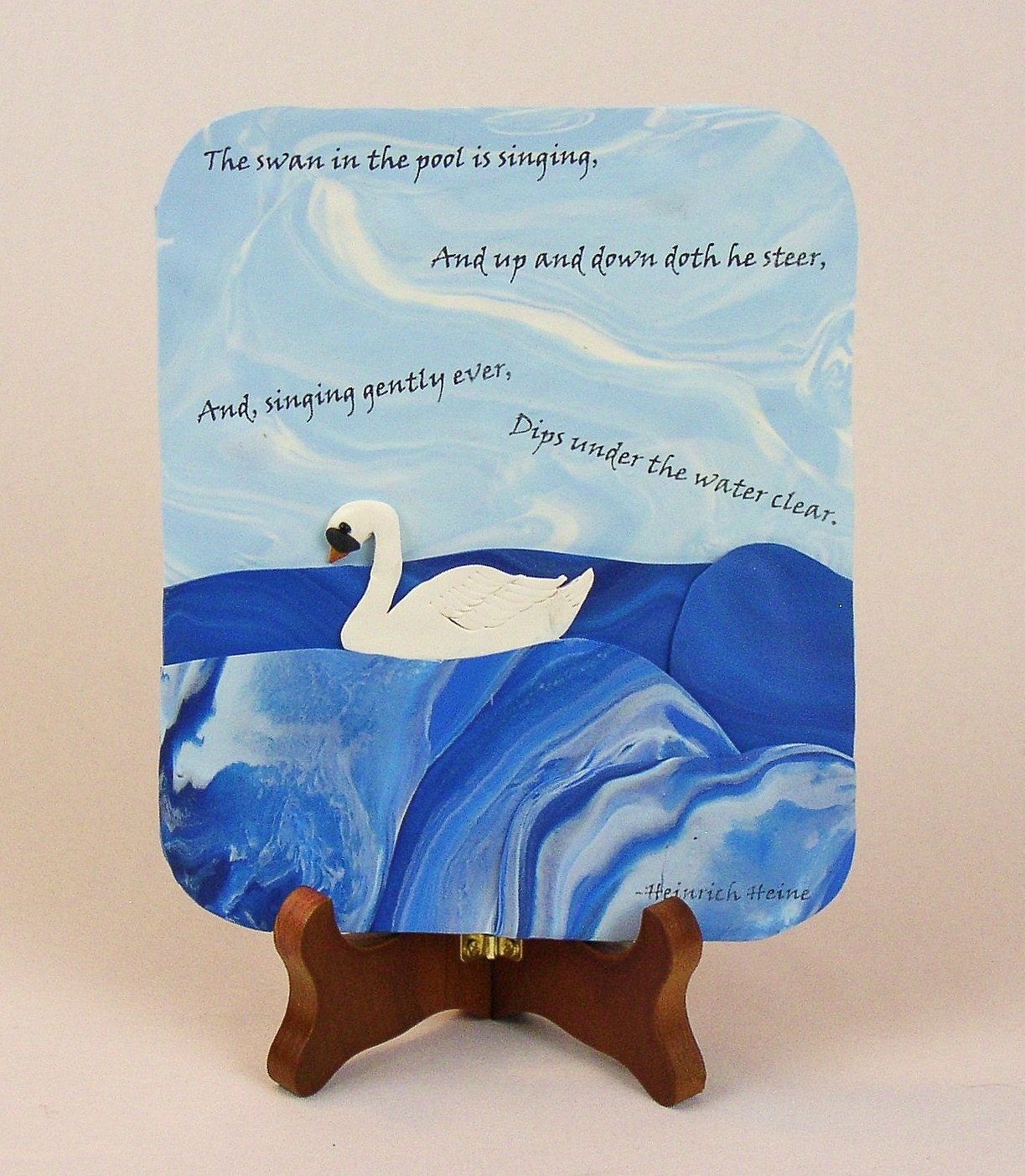Singing Swan Wall Plaque