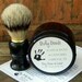 Mens Travel Shaving Kit, Handmade Beer Soap, black boar brush, mustache beard, mens grooming