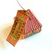 2 Circus tent gift boxes with tags