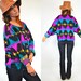 vibrant CROPPED geometric NAVAJO southwestern JACKET, extra small-medium