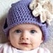 Crochet Pattern: Baby Earflap Hat for Boys and Girls (PDF)