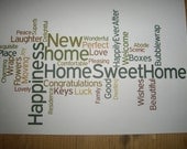 Personalised, Custom 'New Home' Card