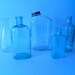 vintage bottles antique apothecary beakers 1880s 1940s