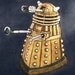 Dr. Who's Gold Dalek: Upcycled hand painted clutch purse