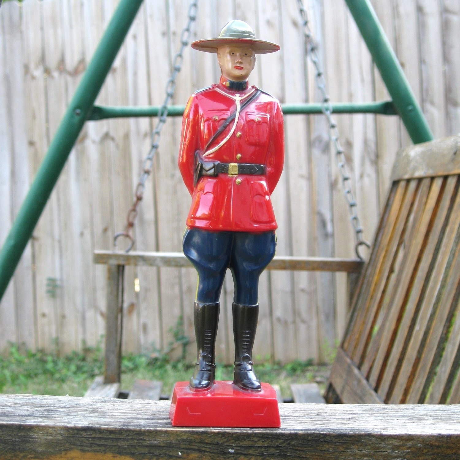 Vintage Reliable Canadian Mountie Figurine Souvenir by midmodcafe