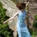 Huge Custom Color Choice Gossamer Halloween Costume FAIRY WINGS With Veins Butterfly adult xl Angel dress up wedding goddess gypsy steampunk