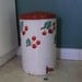 Cherry Flip Top Trash Can