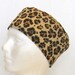 Surgical Scrub Hat or Chemo Hat Leopard Print