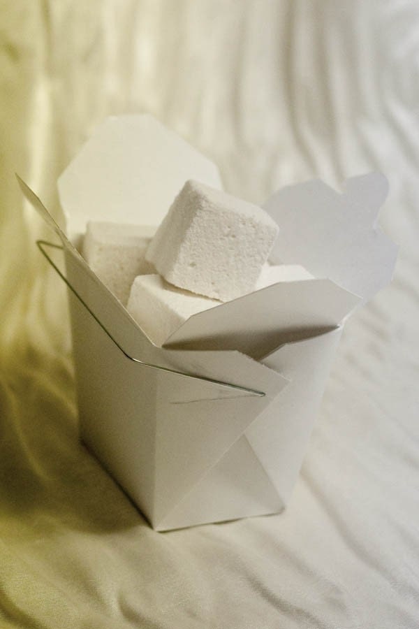Romantic Rose Artisan Marshmallow  Two Dozen Gluten Free Organic Gourmet