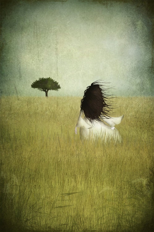 Field of dreams  - Illustration print (size 7" x 5")