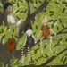 The climbing tree - Illustration print (large size 7.9" x 7.9")