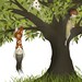 The climbing tree - Largest size (A3, 11.7" x 16.5")
