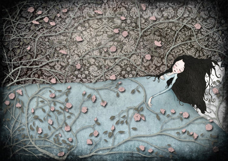 Sleeping Beauty - Largest size (A3, 11.7" x 16.5")