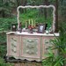Shabby French Provincial Dresser with Mirror RESERVED FOR MEGAN