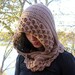 Marte, A Crocodile Stitch Hood - Crochet Pattern PDF - Permission to Sell Finished Items