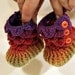 Crocodile Stitch Booties (Baby Sizes) - Crochet Pattern PDF - Permission to Sell Finished Items