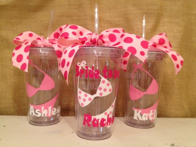 Bachelorette Party Tumblers- Set of 5