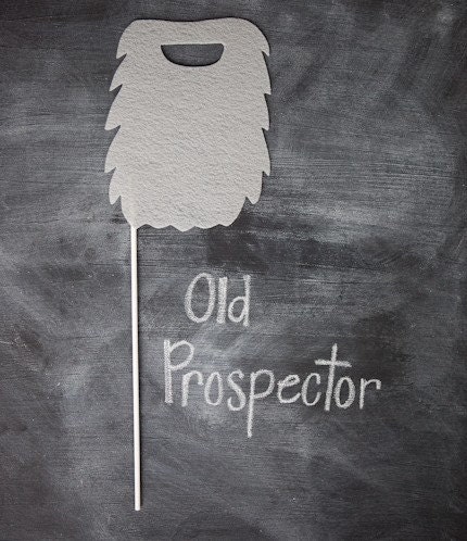 beard on a stick - old prospector